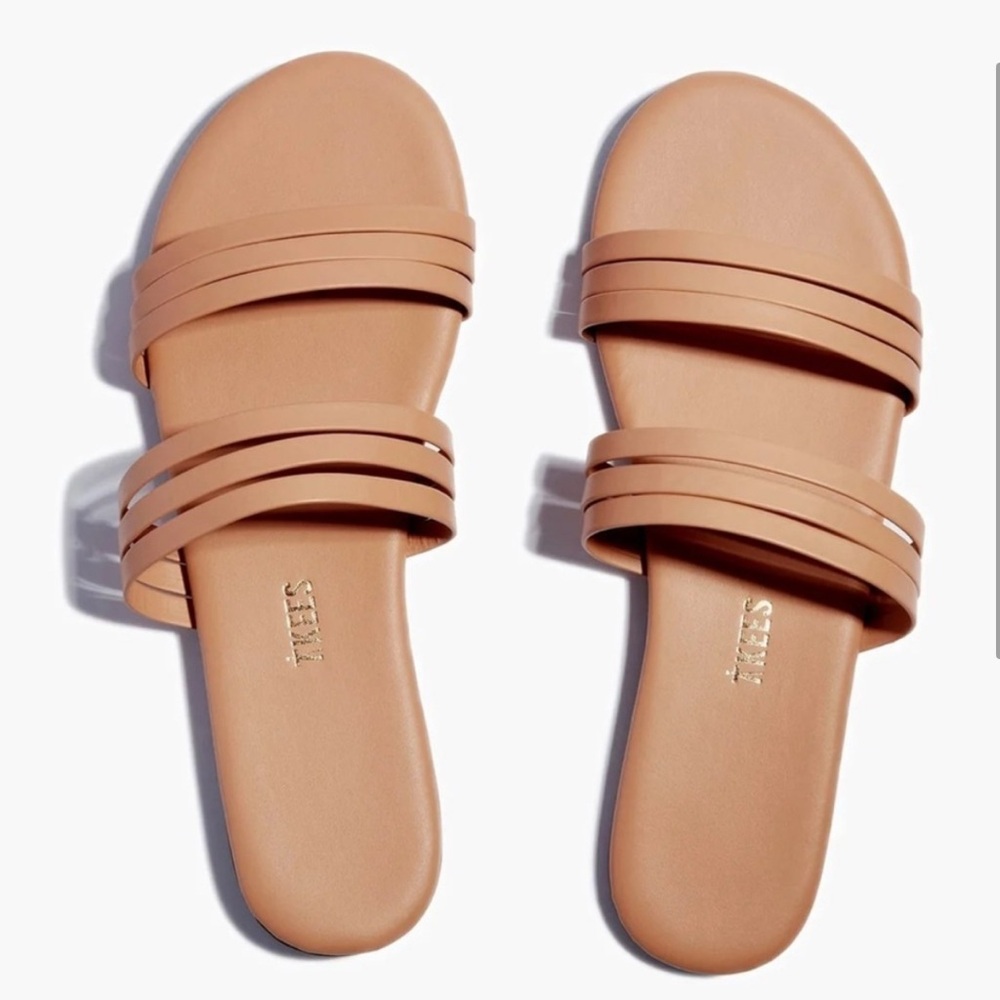 TKEES Tan Strappy Sandals size 10
